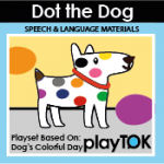 icon for playtok boom cards Dot the Dog, a book companion for Dog's Colorful Day
