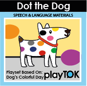 icon for playtok boom cards Dot the Dog, a book companion for Dog's Colorful Day