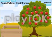 playtok Apple Picking + Fruit Orchard Boom Cards