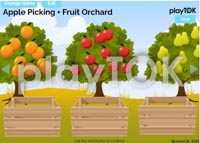 playtok Apple Picking + Fruit Orchard Boom Cards
