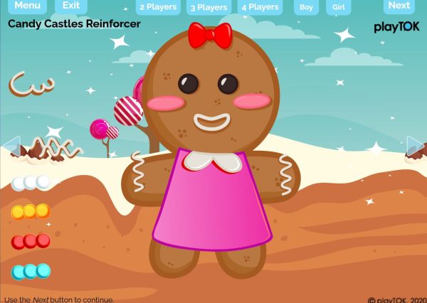 screenshot candy castle reinforcers girl gingerbread