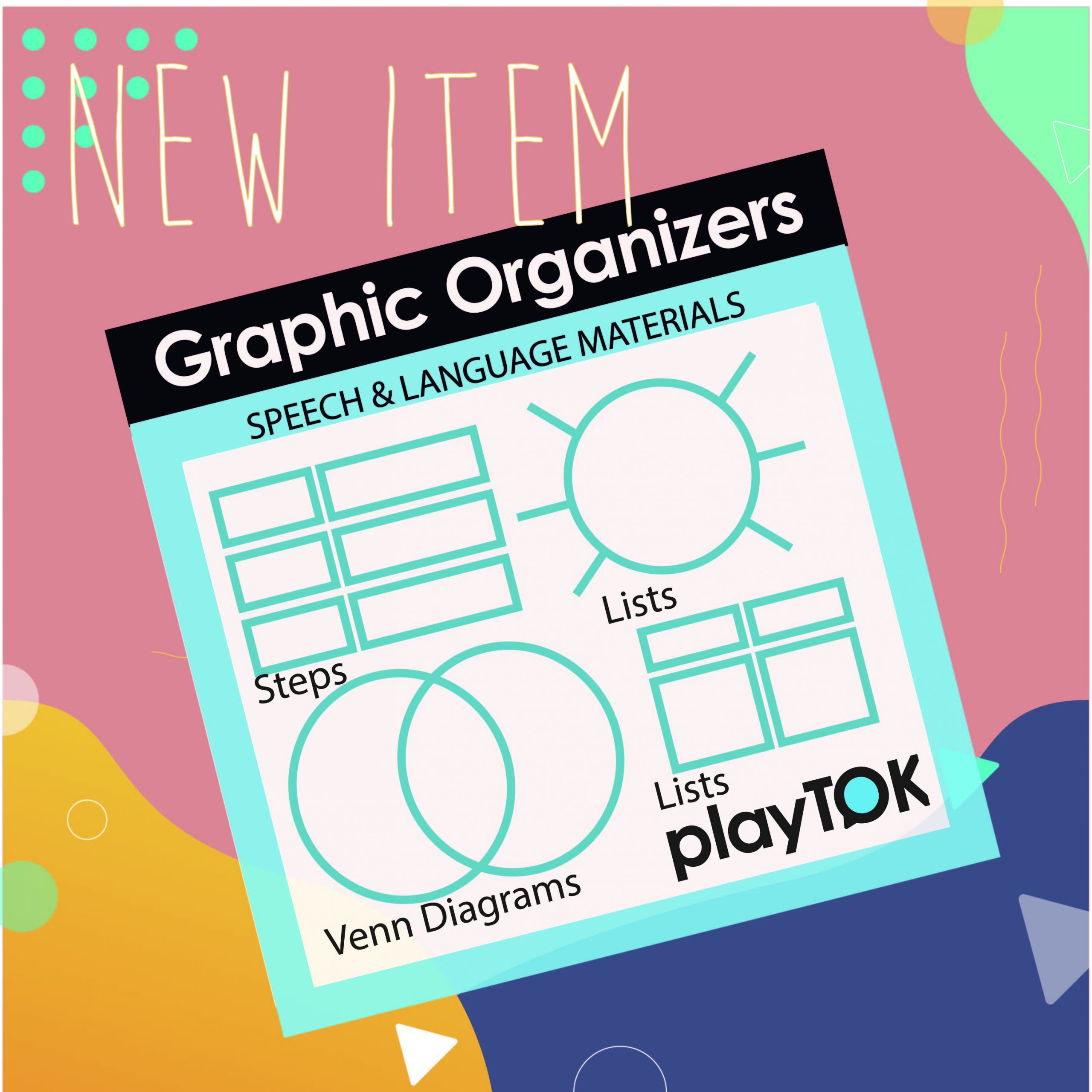 Graphic Organizers for telepractice or white board