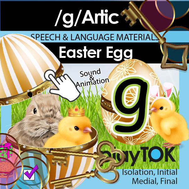 Easter G Articulation Boom Cards Thumbnail